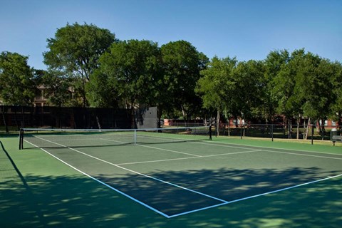 Tennis Court Tennis Court at Collective on Riverside, Austin, Texas